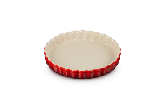 Stoneware Fluted Flan Dish