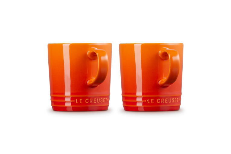 Stoneware Set of 2 Mugs