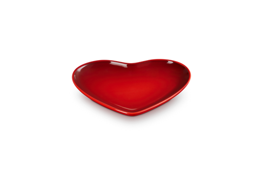 Stoneware Heart Plate