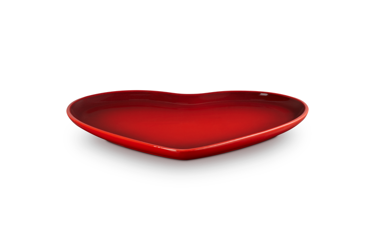 Stoneware Heart Serving Platter