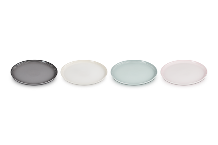 Stoneware Coupe Set of 4 Side Plates