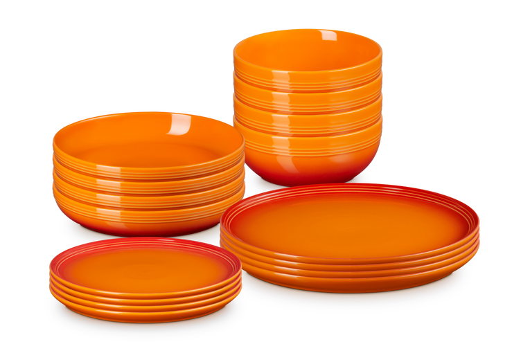 Stoneware Coupe 16-piece Dinnerware Set